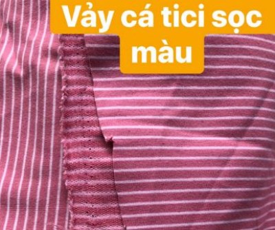 Vải thun da cá tici sọc màu - Vải Thun Phú Duy - Công Ty TNHH SX TM DV Dệt May Phú Duy